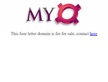 Tablet Screenshot of myxo.com